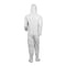 Kleenguard A40 Elastic-Cuff, Ankle, Hood and Boot Coveralls, 4X-Large, White, 25PK 44337 - alternate 4